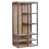 Natural Acacia Wood And Metal 5-Shelf Hall Tree-Kirkland's Home Best Sale