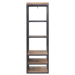 Natural Acacia Wood And Metal 5-Shelf Hall Tree-Kirkland's Home Best Sale