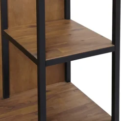 Natural Acacia Wood And Metal 5-Shelf Hall Tree-Kirkland's Home Best Sale