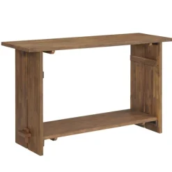 Natural Acacia Wood Farmhouse Console-Kirkland's Home Best