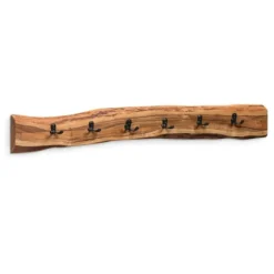 Natural Acacia Wood Live Edge Wall Hooks-Kirkland's Home Online