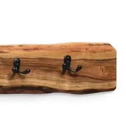 Natural Acacia Wood Live Edge Wall Hooks-Kirkland's Home Online