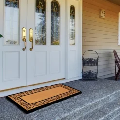 Natural And Black Abby Doormat, 48X24 In.-Kirkland's Home Best