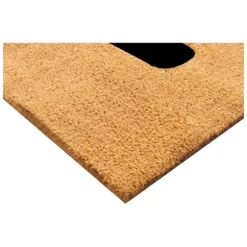 Natural And Black Coir Hello Doormat, 29X17 In.-Kirkland's Home Store