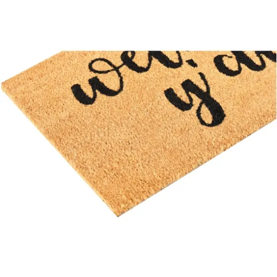 Natural And Black Welcome Y'All Doormat-Kirkland's Home Cheap
