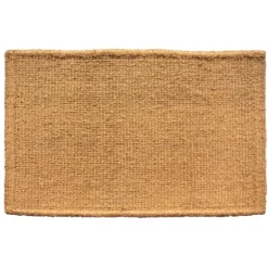 Natural And Black Welcome Doormat, 48X30 In.-Kirkland's Home Discount