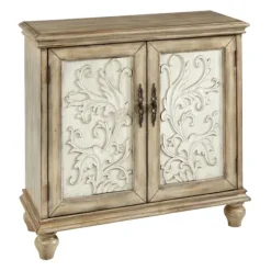 Natural And Cream Two-Tone Whitt Cabinet-Kirkland's Home Best