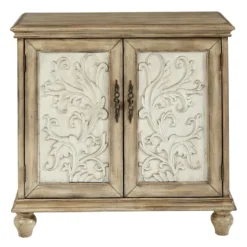 Natural And Cream Two-Tone Whitt Cabinet-Kirkland's Home Best