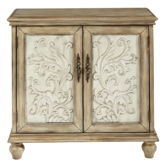 Natural And Cream Two-Tone Whitt Cabinet-Kirkland's Home Best