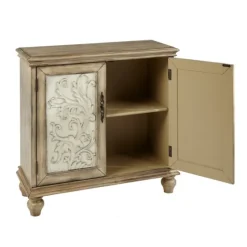 Natural And Cream Two-Tone Whitt Cabinet-Kirkland's Home Best