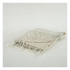 Natural And White Colorblock Chevron Throw-Kirkland's Home Best Sale