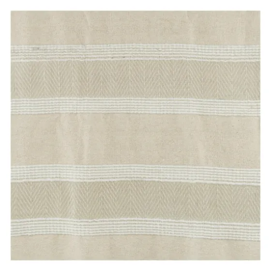 Natural And White Colorblock Chevron Throw-Kirkland's Home Best Sale