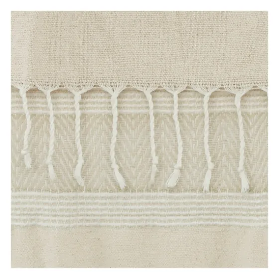 Natural And White Colorblock Chevron Throw-Kirkland's Home Best Sale
