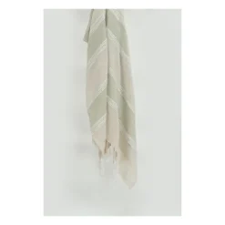 Natural And White Colorblock Chevron Throw-Kirkland's Home Best Sale