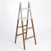 Natural And White Wood Foldable Ladder-Kirkland's Home New