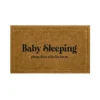 Natural Baby Sleeping Funny Doormat-Kirkland's Home Clearance