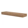 Natural Beaded Wood Large Floating Shelf-Kirkland's Home Online