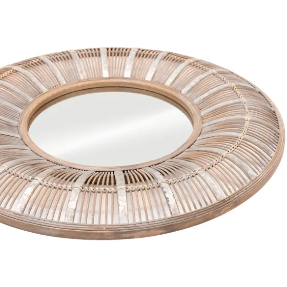 Natural Bone Safari Framed Mirror-Kirkland's Home Outlet