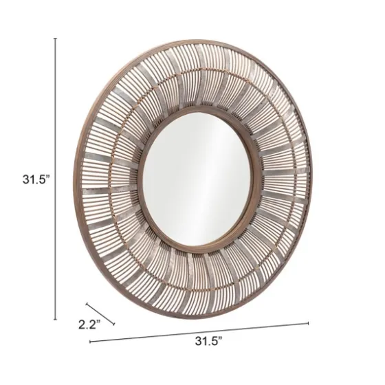 Natural Bone Safari Framed Mirror-Kirkland's Home Outlet