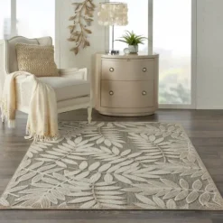 Natural Botanical Outdoor Area Rug, 6X9-Kirkland's Home Cheap