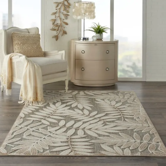 Natural Botanical Outdoor Area Rug, 6X9-Kirkland's Home Cheap