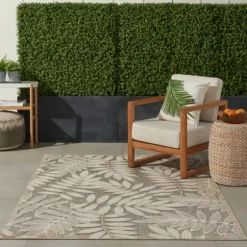 Natural Botanical Outdoor Area Rug, 6X9-Kirkland's Home Cheap