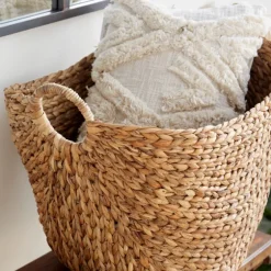 Natural Braided Seagrass Basket-Kirkland's Home Hot