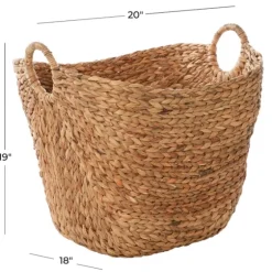 Natural Braided Seagrass Basket-Kirkland's Home Hot