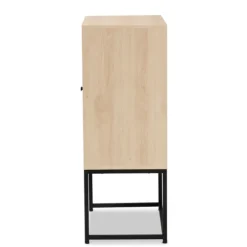 Natural Cane And Wood 2-Door Cabinet-Kirkland's Home Hot
