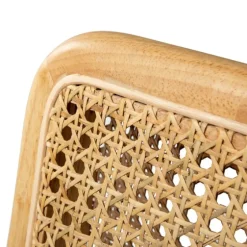Natural Cane Back Linen Office Chair-Kirkland's Home Cheap