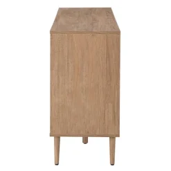 Natural Cane Wood Arched Sideboard Cabinet-Kirkland's Home Shop
