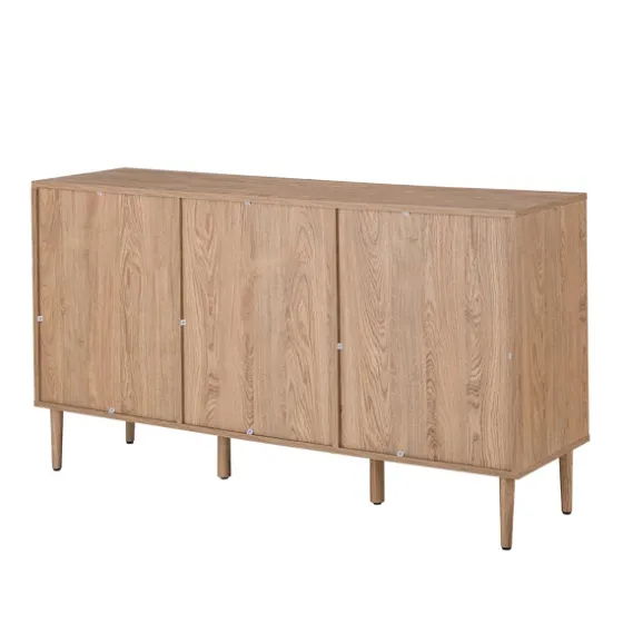 Natural Cane Wood Arched Sideboard Cabinet-Kirkland's Home Shop