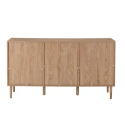 Natural Cane Wood Arched Sideboard Cabinet-Kirkland's Home Shop