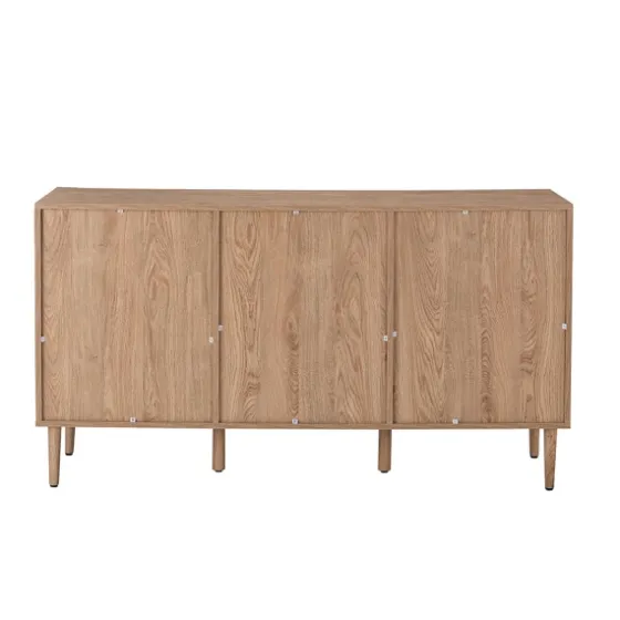 Natural Cane Wood Arched Sideboard Cabinet-Kirkland's Home Shop