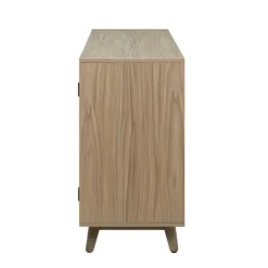 Natural Cane Wood Storage Media Cabinet-Kirkland's Home Cheap