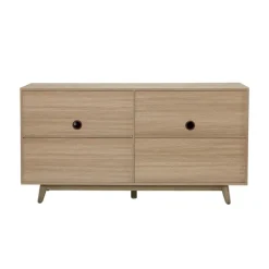 Natural Cane Wood Storage Media Cabinet-Kirkland's Home Cheap