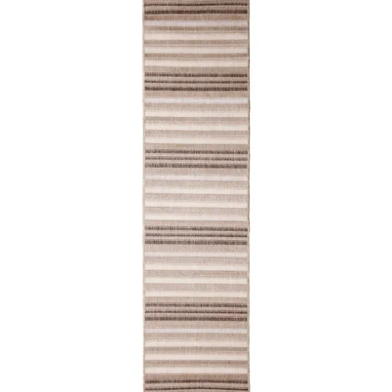 Natural Canva Striped Outdoor Runner-Kirkland's Home Hot