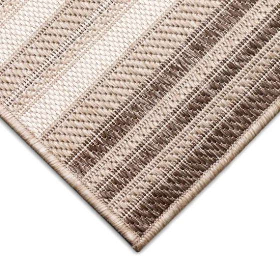 Natural Canva Striped Outdoor Runner-Kirkland's Home Hot