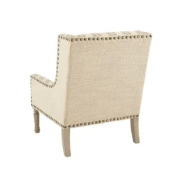 Natural Cara Stripe Accent Chair-Kirkland's Home Cheap
