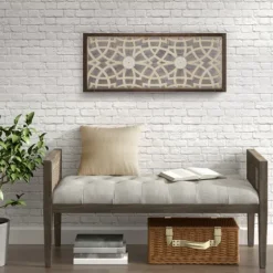 Natural Carved Damask Wooden Wall Plaque-Kirkland's Home Store