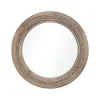 Natural Carved Driftwood Round Wall Mirror-Kirkland's Home Flash Sale