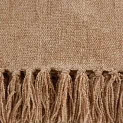 Natural Chenille Fringe Throw-Kirkland's Home Sale