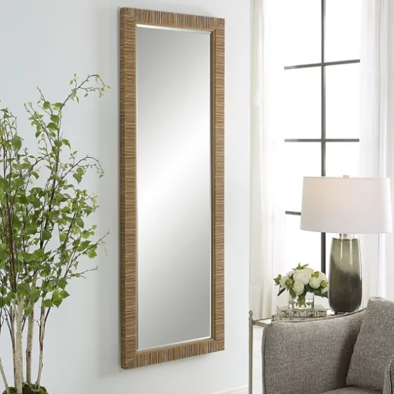Natural Coastal Full-Length Wall Mirror-Kirkland's Home Outlet
