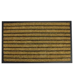 Natural Coir Striped Non-Skid Doormat-Kirkland's Home Store
