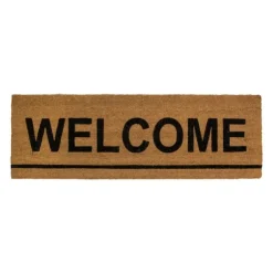 Natural Coir Welcome Doormat-Kirkland's Home Sale