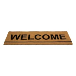 Natural Coir Welcome Doormat-Kirkland's Home Sale