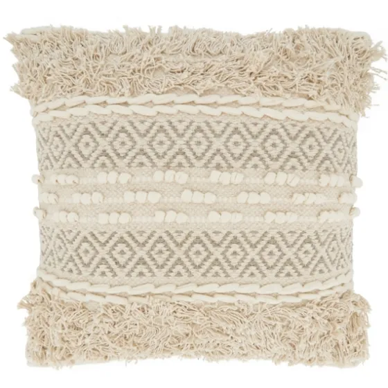 Natural Corded Moroccan Cotton Pillow-Kirkland's Home Shop
