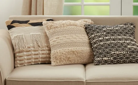 Natural Corded Moroccan Cotton Pillow-Kirkland's Home Shop