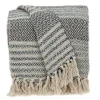 Natural Diamond Wool Handloomed Tassel Throw-Kirkland's Home Store