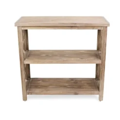 Natural Double X Wood Bookshelf-Kirkland's Home Online